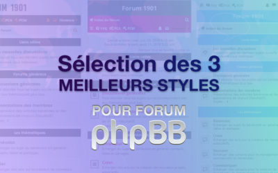 Les 3 meilleurs styles gratuits pour forum phpBB